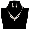 AB Gold Round Stone Flower Accented Rhinestone Pave Necklace, put on a pop of color to complete your ensemble. Perfect for adding just the right amount of shimmer & shine and a touch of class to special events. Wear with different outfits to add perfect luxe and class with incomparable beauty. Perfectly lightweight for all-day wear. coordinate with any ensemble from business casual to everyday wear. Perfect Birthday Gift, Anniversary Gift, Mother's Day Gift, Valentine's Day Gift.