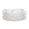 AB Silver 12PCS Colorful Rhinestone Layered Stretch Bracelets. A stunning bracelet is sure to get you noticed and adds a gorgeous glow to any outfit. Cute stretch and subtle sleek style, are just what you need to update your wardrobe. perfect for a night out on the town or a black tie party, ideal for Special Occasion, Prom or an Evening out. Awesome gift for birthday, anniversary, Valentine’s Day, or any special occasion, Thank you, Gift.