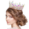 Oval Stone Accented Pageant Crown Tiara