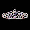 AB Silver Rhinestone Princess Tiara. Perfect for adding just the right amount of shimmer & shine, will add a touch of class, beauty and style to your wedding, prom, special events, embellished glass crystal to keep your hair sparkling all day & all night long. Perfect Birthday, Anniversary , Mother's Day, Graduation Gift.