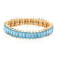 Aqua Rectangle Stone Stretch Evening Bracelet, This Rectangle Stone Stretch Evening Bracelet adds an extra glow to your outfit. Pair these with tee and jeans and you are good to go. Jewelry that fits your lifestyle! It will be your new favorite go-to accessory. create the mesmerizing look you have been craving for! Can go from the office to after-hours with ease, adds a sophisticated glow to any outfit on a special occasion