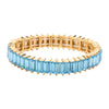 Aqua Rectangle Stone Stretch Evening Bracelet, This Rectangle Stone Stretch Evening Bracelet adds an extra glow to your outfit. Pair these with tee and jeans and you are good to go. Jewelry that fits your lifestyle! It will be your new favorite go-to accessory. create the mesmerizing look you have been craving for! Can go from the office to after-hours with ease, adds a sophisticated glow to any outfit on a special occasion