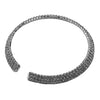 Black Diamond 3Rows Rhinestone Open Choker Necklace. The elegance of these necklace goes unmatched, great for wearing at a party! Designed to accent the neckline, a fashion faithful, adds a gorgeous stylish glow to any outfit style, jewelry that fits your lifestyle! Fabulous gift, ideal for your loved one or yourself.