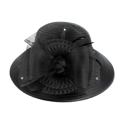 Black Mesh Bow Dressy Hat, is an elegant and high fashion accessory for your modern couture. Unique and elegant hats, family, friends, and guests are guaranteed to be astonished by this mesh bow dressy hat. The fascinator hat with exquisite workmanship is soft, lightweight, skin-friendly, and very comfortable to wear.