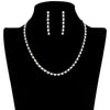 Black Rhinestone Cluster Jewelry Set, this classic jewelry set features a rhinestone cluster design for timeless elegance. Perfect for special occasions or party wear. Perfect gift choice for birthdays, anniversaries, weddings, bridal showers, or any other meaningful occasion.