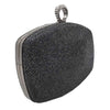 Black Clasp Closure Shimmery Evening Clutch Bag, This high quality evening clutch is both unique and stylish. perfect for money, credit cards, keys or coins, comes with a wristlet for easy carrying, light and simple. Look like the ultimate fashionista carrying this trendy Shimmery Evening Clutch Bag!