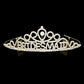 Gold Bridesmaid Rhinestone Pave Party Tiara. This elegant rhinestone design, makes you more charm. A stunning bridesmaid Tiara that can be a perfect Bridal Headpiece. This tiara features precious stones and an artistic design. This hair accessory is really beautiful, Pretty and lightweight. Makes You More Eye-catching at events and wherever you go. Suitable for Wedding, Engagement, Birthday Party, Any Occasion You Want to Be More Charming.