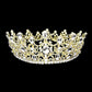 Gold Round Teardrop Stone Accented Princess Tiara, This princess tiara is a classic royal tiara made from gorgeous stone accented is the epitome of elegance. Exquisite design with stunning color and brightness makes you more eye-catching in the crowd and will make you more charming and pretty without fail.