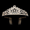 Gold Teardrop Marquise Stone Pointed Princess Tiara, will make any special occasion look royal. It's crafted with premium quality materials and features intricate details that add a luxurious touch. The tiara sparkles with a beautiful teardrop marquise stone. Perfect gift for special ones on any special day or any day