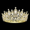 Gold Teardrop Stone Accented Crown Tiara, This crown tiara is a classic royal tiara made from gorgeous stone accented is the epitome of elegance. Exquisite design with gorgeous color and brightness, makes you more eye-catching and also it will make you more charming and pretty. Unique hair jewelry is suitable for any special occasion such as birthdays, engagements, weddings, pageants, proms, parties, quinceanera, banquets, celebrations, ceremonies, holidays, anniversaries, costume on Halloween, etc.