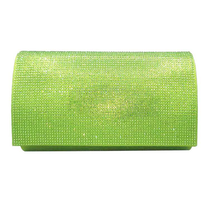  Green One Inside Slip Pocket Shimmery Evening Clutch Bag, This high quality evening clutch is both unique and stylish. perfect for money, credit cards, keys or coins, comes with a wristlet for easy carrying, light and simple. Look like the ultimate fashionista carrying this trendy Shimmery Evening Clutch Bag!