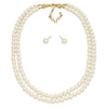 Ivory Pearl Necklaces. Beautifully crafted design adds a gorgeous glow to any outfit. Get ready with these Pearl Necklace. Perfect for adding just the right amount of shimmer & shine and a touch of class to special events.  Suitable for wear Party, Wedding, Date Night or any special events. Perfect Birthday Gift, Anniversary Gift, Thank you Gift or any special occasion.