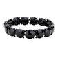 Jet Black Crystal Round Stretch Evening Bracelet, Beautifully crafted design adds a gorgeous glow to any outfit. Jewelry that fits your lifestyle! Perfect Birthday Gift, Anniversary Gift, Mother's Day Gift, Anniversary Gift, Graduation Gift, Prom Jewelry, Just Because Gift, Thank you Gift.