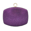 Purple Clasp Closure Shimmery Evening Clutch Bag, This high quality evening clutch is both unique and stylish. perfect for money, credit cards, keys or coins, comes with a wristlet for easy carrying, light and simple. Look like the ultimate fashionista carrying this trendy Shimmery Evening Clutch Bag!