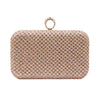 Rose Gold Bling Rectangle Evening Clutch Crossbody Bag, is fit for all occasions and places. perfect for makeup, money, credit cards, keys or coins, and many more things. This handbag features a top Clasp Closure for security and contains a detachable shoulder chain that makes your life easier and trendier. Its catchy and awesome appurtenance drags everyone's attraction to you. Perfect gift ideas for a Birthday, Holiday, Christmas, Anniversary, Valentine's Day, etc.