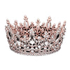 Rose Gold Oval Stone Accented Pageant Crown Tiara, perfect headpiece for adding just the right amount of shimmer & shine, will add a touch of class, beauty and style to your wedding, bridal, prom, special events, graduation, Quinceanera, Sweet 16, Embellished glass crystal tiara affordable elegance to feel like a queen!