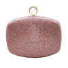 Rose Gold Clasp Closure Shimmery Evening Clutch Bag, This high quality evening clutch is both unique and stylish. perfect for money, credit cards, keys or coins, comes with a wristlet for easy carrying, light and simple. Look like the ultimate fashionista carrying this trendy Shimmery Evening Clutch Bag!