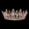 Rose Gold Stone Embellished Crown Tiara. This tiara is a classic royal tiara made from gorgeous stone is the epitome of elegance and luxury and grace. Unique Hair Jewelry is suitable for any special occasions such as wedding, engagement, prom, evening etc. It's the most exquisite gift for the bride to be. It's the perfect complement will make your whole wedding dress look come to alive.