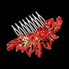 Siam Multi Stone Flower Leaf Hair Comb, this beautiful hair comb features an intricate floral leaf design accented with several colorful stones. The beautifully crafted design hair comb adds a gorgeous glow to any special outfit. These are Perfect Birthday Gifts, Anniversary Gifts, and also ideal for any special occasion.