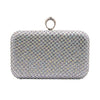 Silver Bling Rectangle Evening Clutch Crossbody Bag, is fit for all occasions and places. perfect for makeup, money, credit cards, keys or coins, and many more things. This handbag features a top Clasp Closure for security and contains a detachable shoulder chain that makes your life easier and trendier. Its catchy and awesome appurtenance drags everyone's attraction to you. Perfect gift ideas for a Birthday, Holiday, Christmas, Anniversary, Valentine's Day, etc.