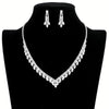 Silver Christal Rhinestone Pave Necklace, enhance your attire with these vibrant beautiful rhinestone pave necklaces to dress up or down your look. Look like the ultimate fashionista with this Christal rhinestone necklace! add something special to your outfit! It will be your new favorite accessory.