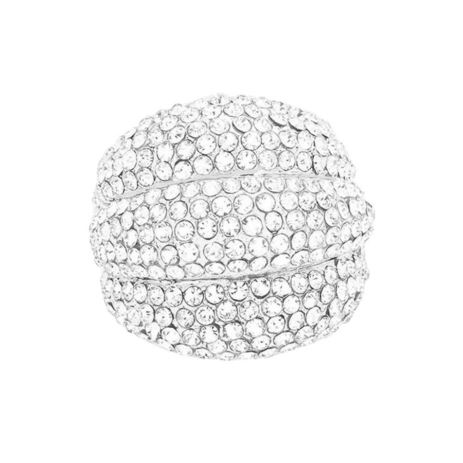 Crystal Pave Stretch Ring