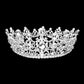 Silver Round Teardrop Stone Accented Princess Tiara, This princess tiara is a classic royal tiara made from gorgeous stone accented is the epitome of elegance. Exquisite design with stunning color and brightness makes you more eye-catching in the crowd and will make you more charming and pretty without fail.