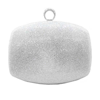 Silver Clasp Closure Shimmery Evening Clutch Bag, This high quality evening clutch is both unique and stylish. perfect for money, credit cards, keys or coins, comes with a wristlet for easy carrying, light and simple. Look like the ultimate fashionista carrying this trendy Shimmery Evening Clutch Bag!