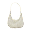 White Rhinestone Fringe Evening Shoulder Crossbody Bag, exudes glamour and sophistication with its sleek design and rhinestone detailing. It features an adjustable shoulder strap and a durable closure to ensure all your belongings stay secure. Shine up with This Rhinestone Fringe Evening Shoulder Crossbody Bag.