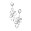 Silver Post Back Multi Stone Cluster Vine Evening Earrings, put on a pop of color to complete your ensemble. Perfect for adding just the right amount of shimmer & shine and a touch of class to special events. Perfect Birthday Gift, Anniversary Gift, Mother's Day Gift, Graduation Gift.